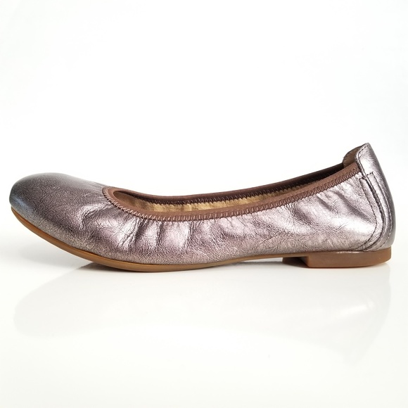 BORN Julainne Ballet Flats Metallic Leather Shoes - Picture 4 of 12